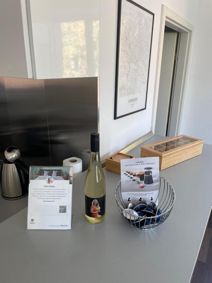 Airport Apartment Fuer 4 - Smart Tv - Kueche - Echarger Hamburg-Harburg Buitenkant foto